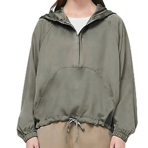 Lululemon City Stroll Pullover Grey Sage Size 4